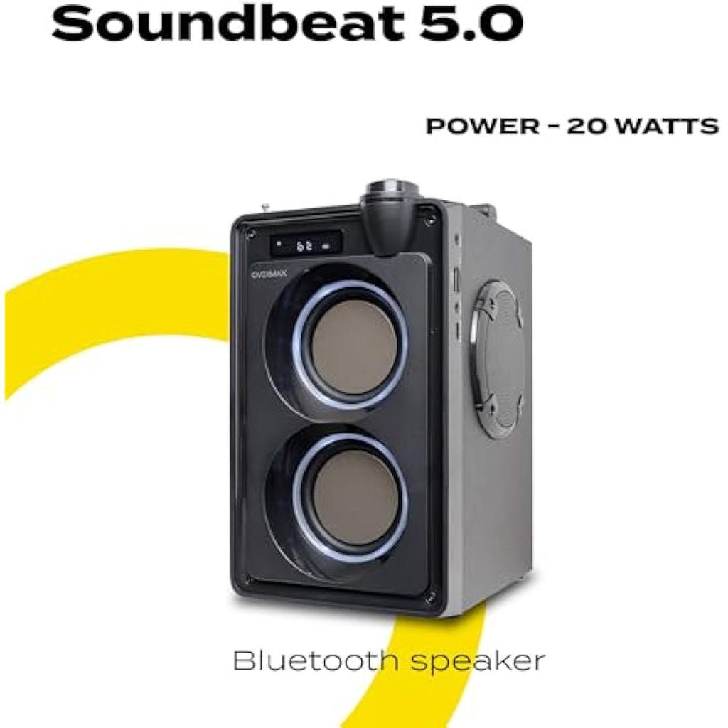 Overmax Soundbeat 5.0 Bluetooth Speaker | 20W Portable Karaoke Machine