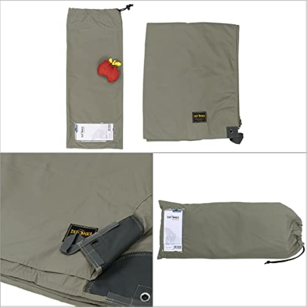 Tatonka Tarp 4 TC – UV Resistant Cotton Blend Camping Shelter, Beige