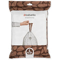 Brabantia PerfectFit Bin Liners Size L | 40-45L Trash Bags (40 Count)