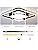 Minifair Modern LED Ceiling Light – Dimmable Flush Mount with Remote, 52cm