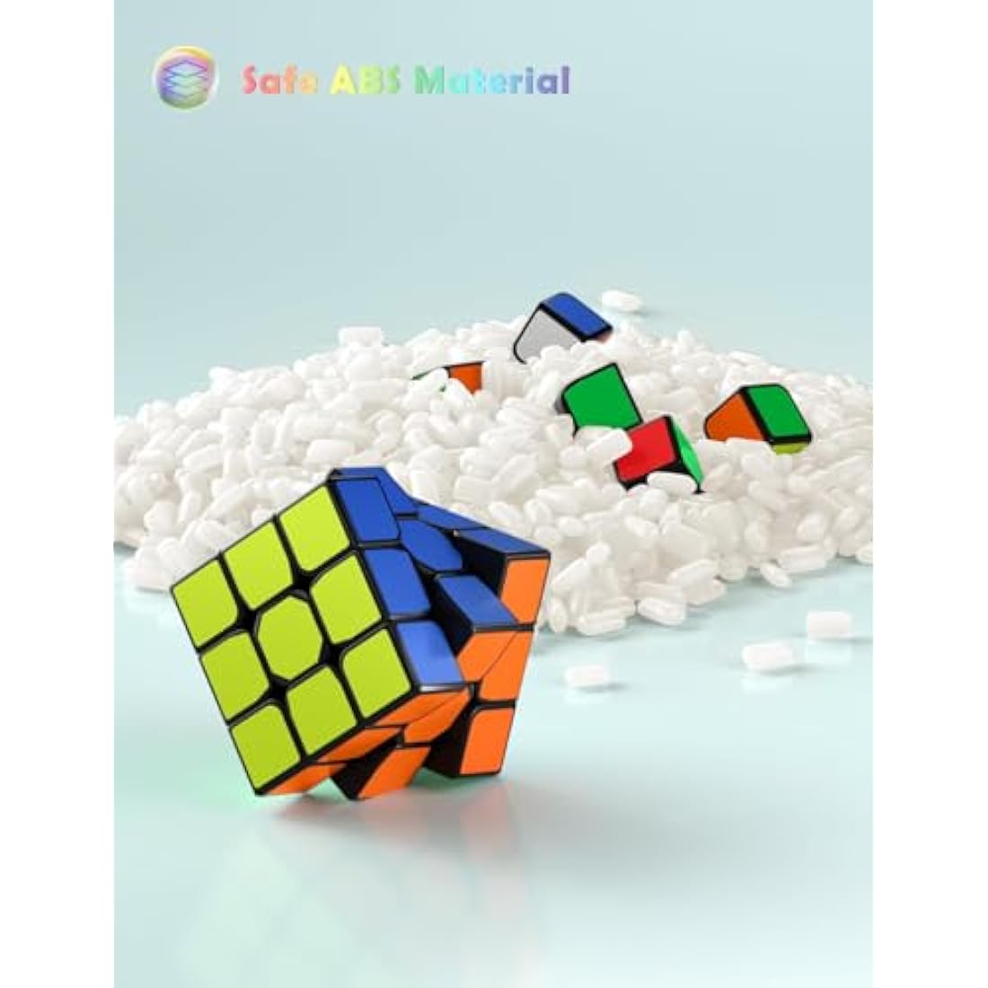 ROXENDA Speed Cube Set | 2x2 3x3 Magic Cube Puzzle Toys for All Ages