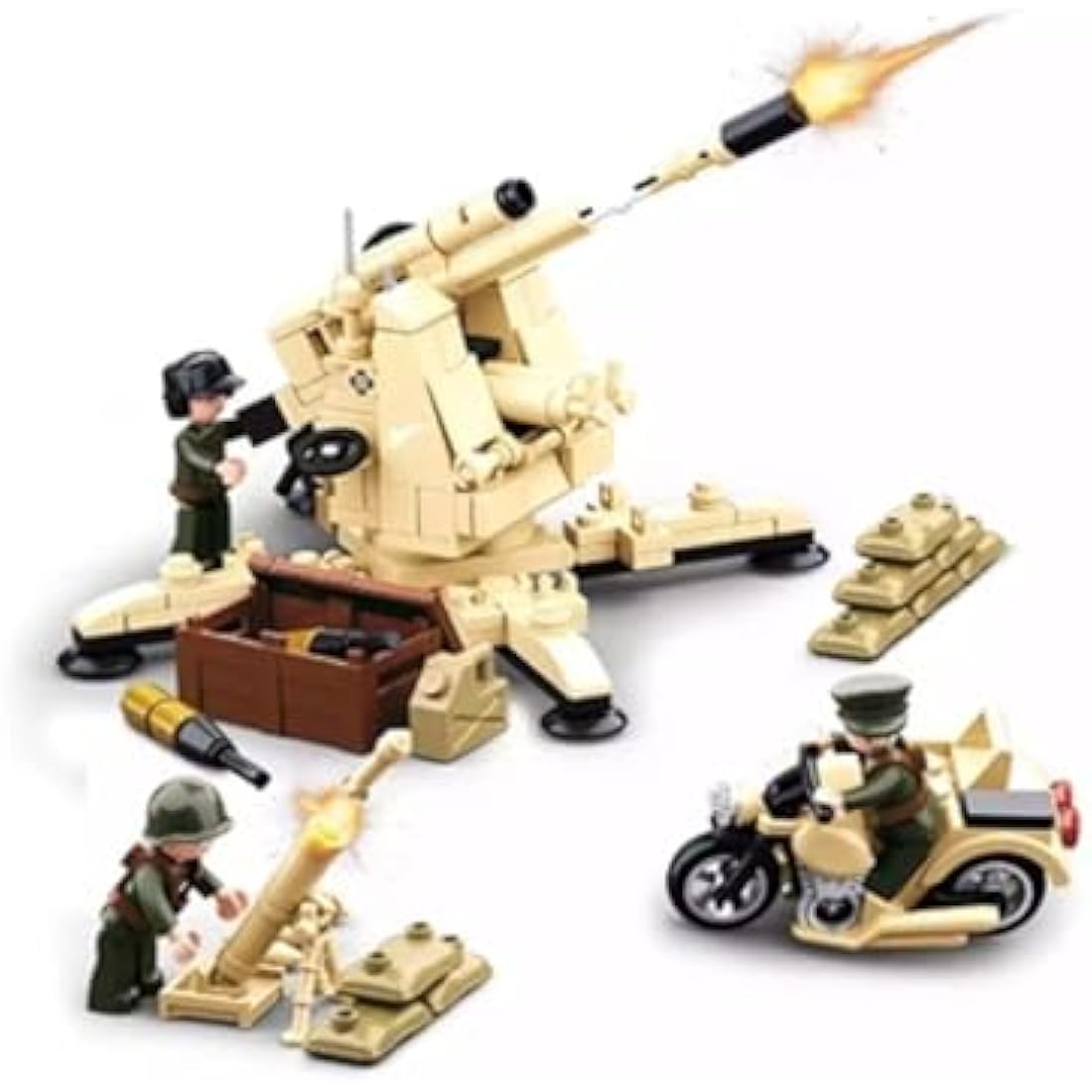 Sluban WWII Battle of Kursk Military Building Blocks Set - 998 Pieces