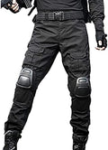 Jolof Store Men's Tactical Combat Pants – Ripstop Cargo with Knee Pads