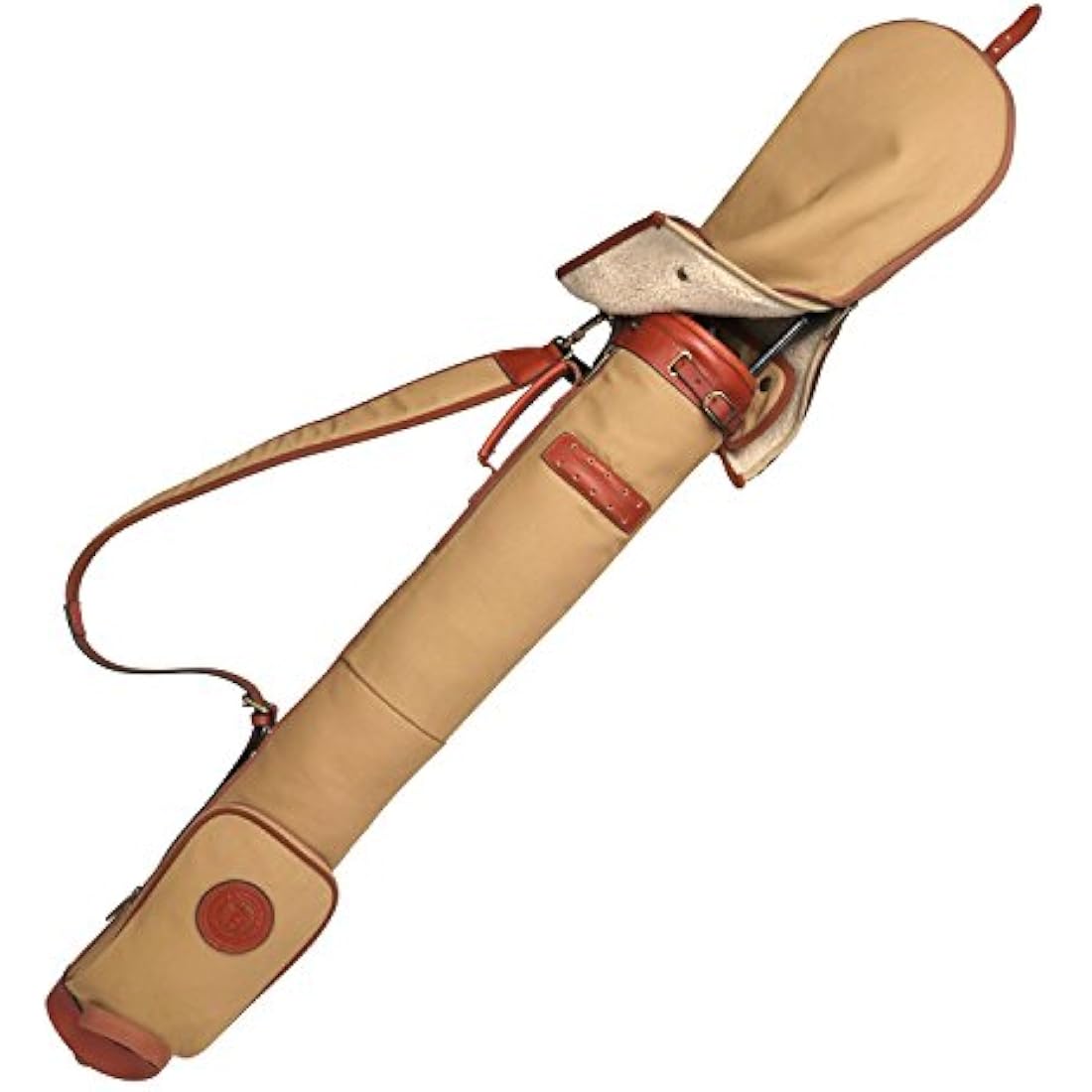 Tourbon Waterproof Canvas Golf Carry Bag | Padded Shoulder Strap