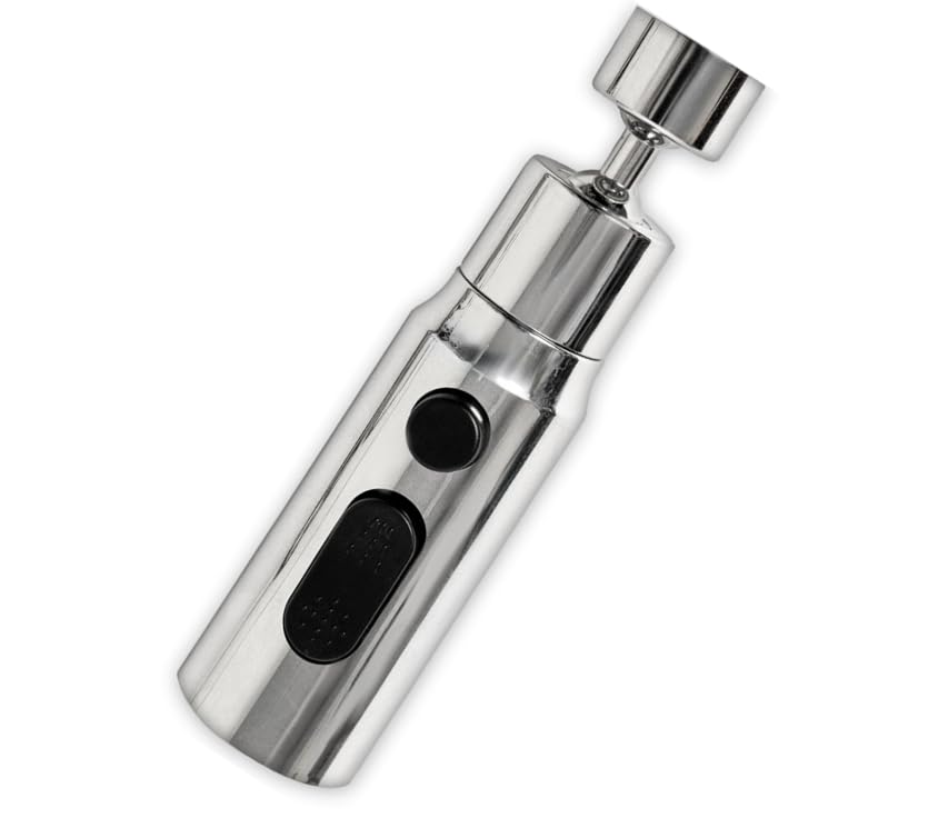 AquaVaria 3-Function Kitchen Tap Spray Head – 360 Swivel Extender
