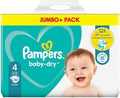 Pampers Baby Dry Nappies Size 4 – Disposable Baby Diapers (Pack of 1)