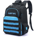 AUMTISC Electrician Tool Backpack | Heavy Duty 49-Pocket Work Bag - Blue