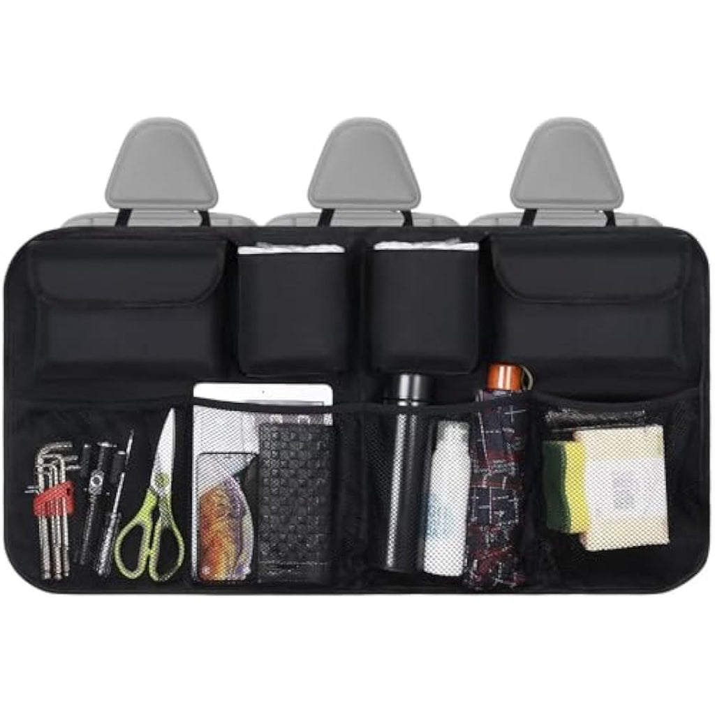 Jolof Store Car Boot Organiser – Waterproof Back Seat Kick Mats & Storage