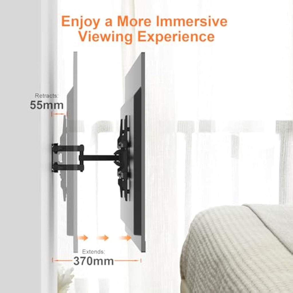 GRIFEMA Full Motion TV Wall Bracket | 32-80 inch Swivel & Tilt Mount