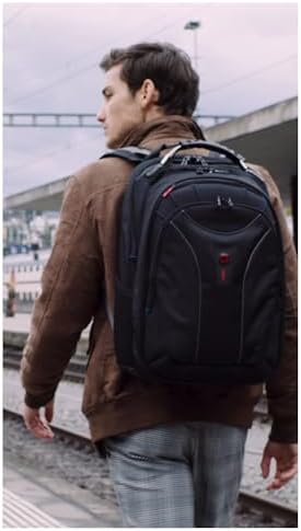 WENGER Carbon Laptop Rucksack 17 Zoll – Business Organizer Schwarz
