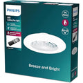 Philips LED Round Fan Light | 25W+60W Slim Ceiling Fan with Remote