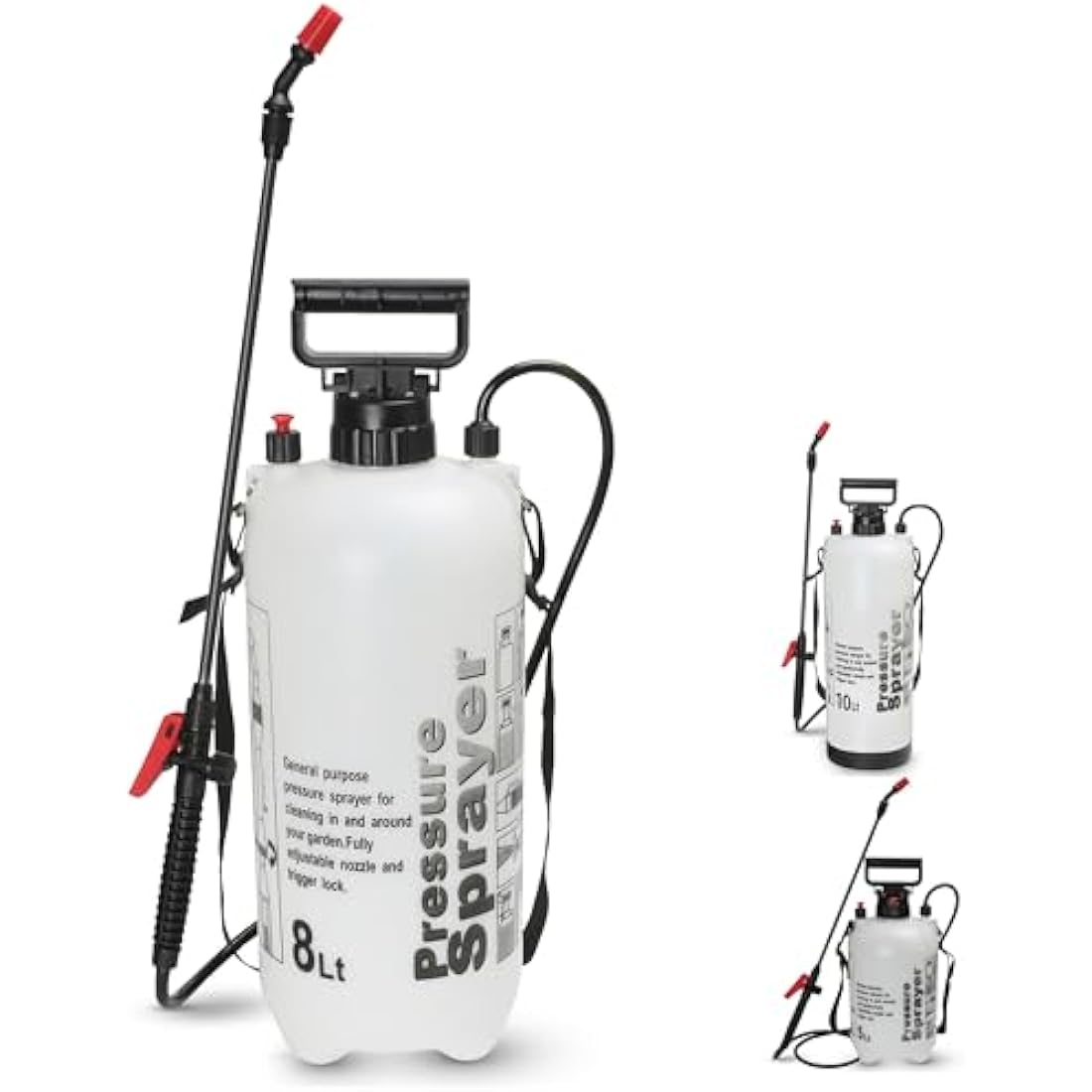8L Garden Pressure Sprayer – Pump Action Weed Killer