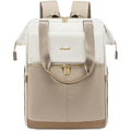LOVEVOOK 17.3 inch Laptop Backpack – Waterproof Travel Bag, Beige-Khaki