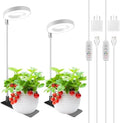 Kullsinss Full Spectrum LED Grow Lights for Indoor Plants | 2-Pack Halo Lamp