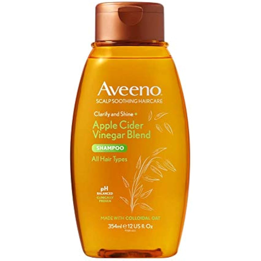 Aveeno Apple Cider Vinegar Clarifying Shampoo for Greasy Hair – 354ml