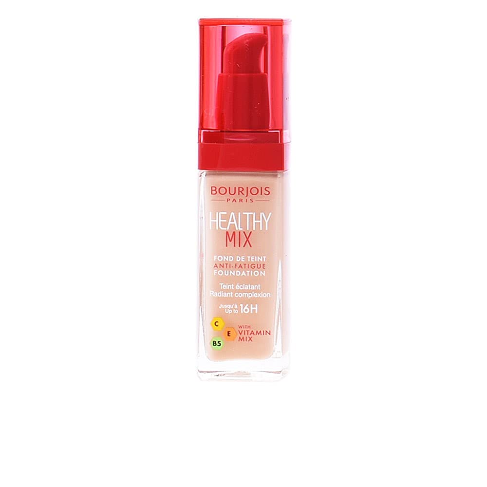 Bourjois Healthy Mix Anti-Fatigue Foundation - 55 Dark Beige, 30ml