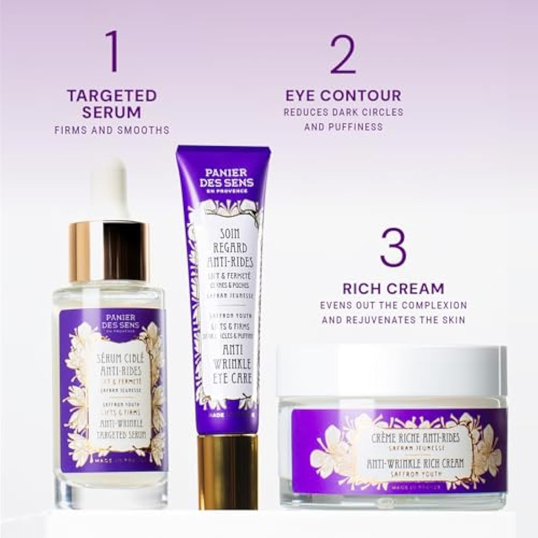 Panier des Sens Anti-Aging Face Serum | Saffron & Hyaluronic Acid - 30ml