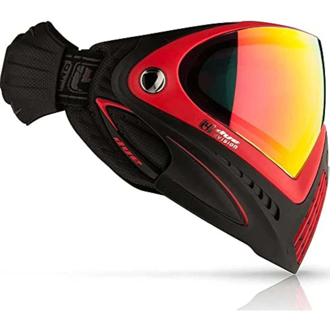 Dye i4 PRO Thermal Paintball Mask - Meltdown Black/Red Goggles