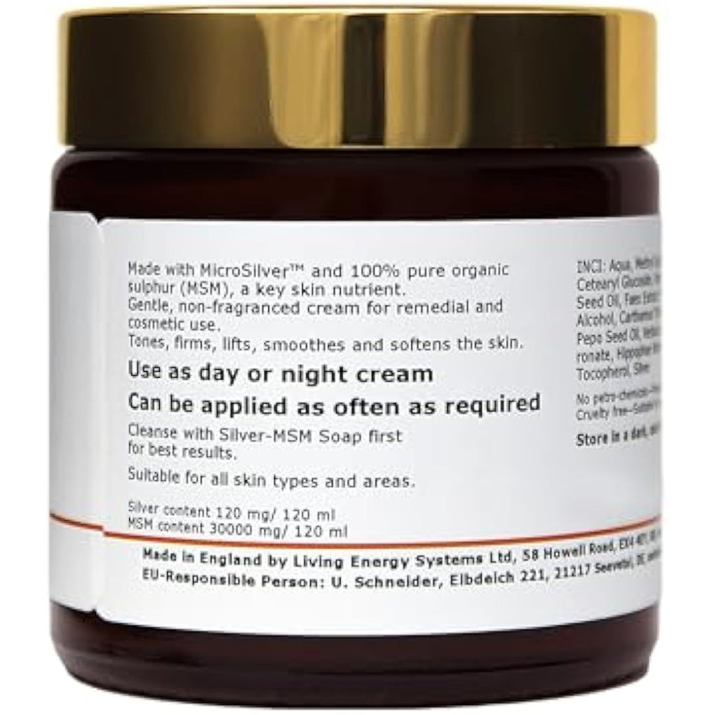 Silver-MSM Regeneration 5in1 Cream – Natural Anti-Aging Moisturizer 120ml