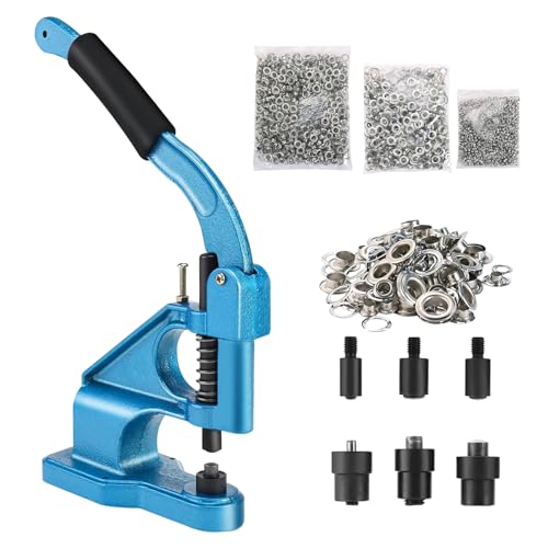 BOOMSTART Heavy Duty Grommet Machine – Eyelet Punch Kit with 1500 Eyelets