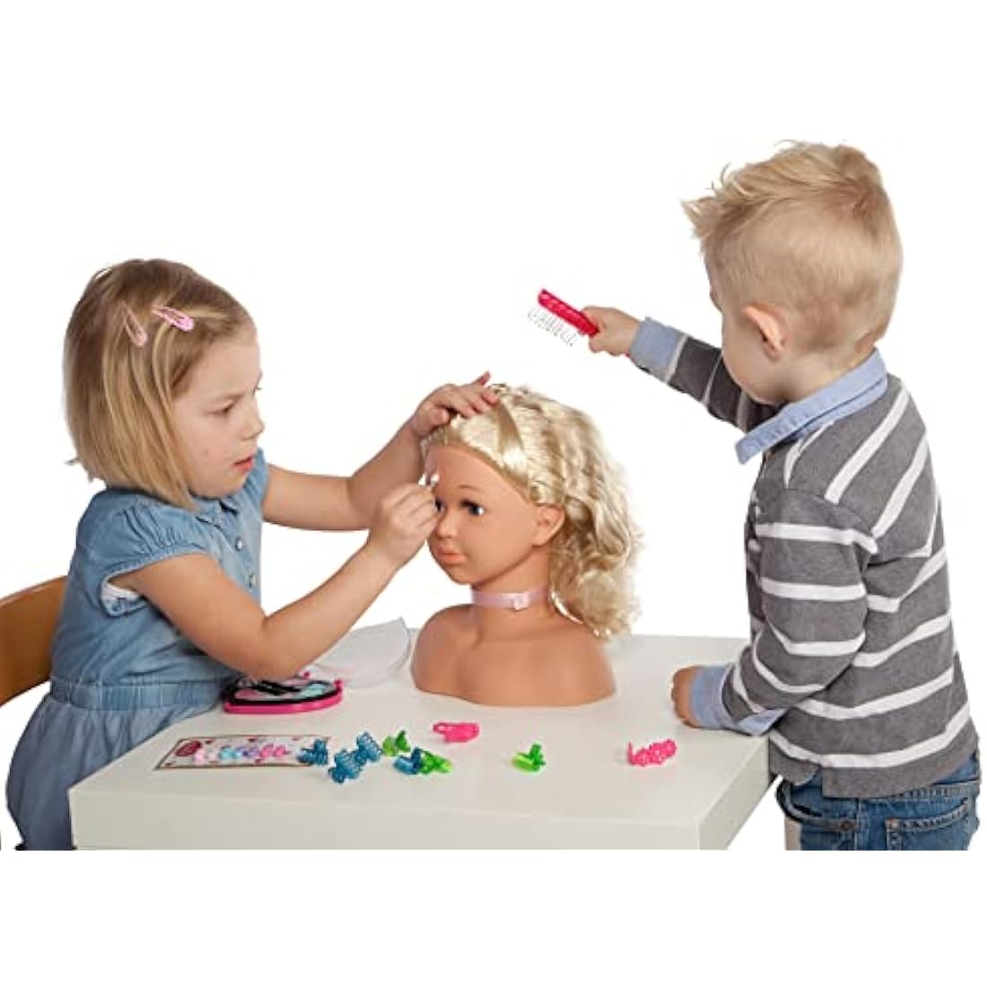 Theo Klein Princess Coralie Sophia Styling Head - Kids Makeup & Hair Toy