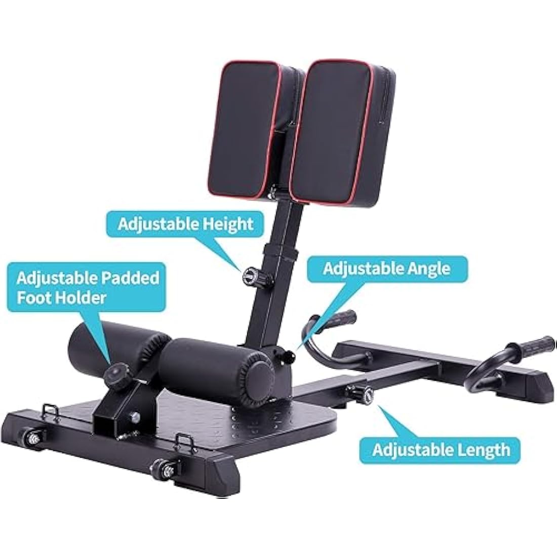 Leikefitness 8400 Sissy Squat Bench | Multi-Function Home Gym Station