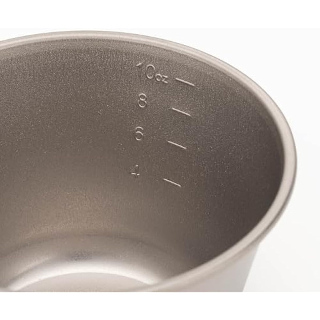 Snow Peak Titanium Backpackers Cup – Ultralight 322ml Stackable Cup