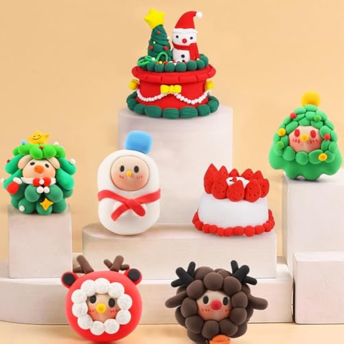 iFergoo 24 Colors Air Dry Modeling Clay Kit – Non-Toxic DIY Creative Set