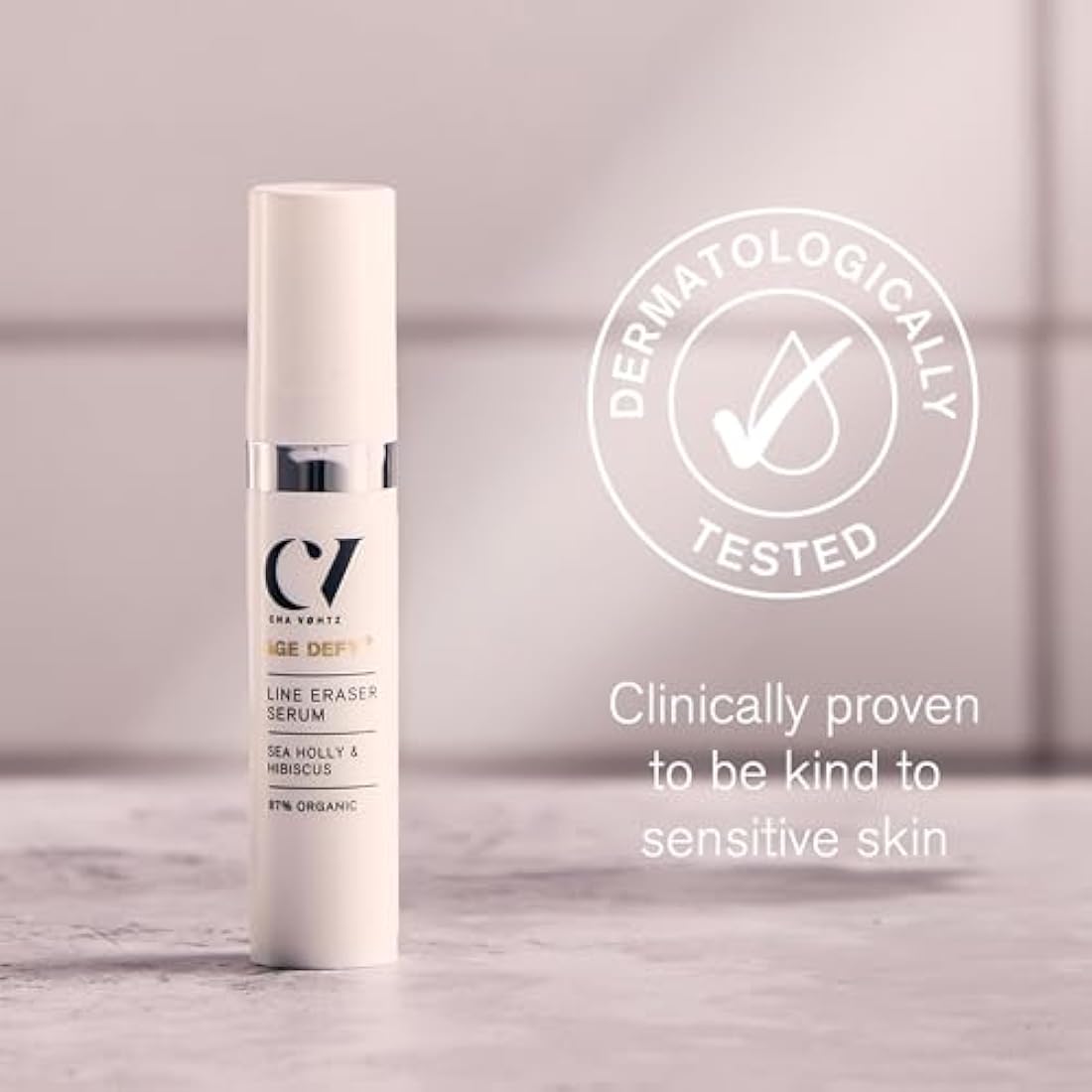 Green People Age Defy+ Line Eraser Serum | Organic Firming Eye & Lip Care
