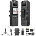 BOBLOV A26 Body Camera – 1080p Night Vision Wearable Cam with 64GB