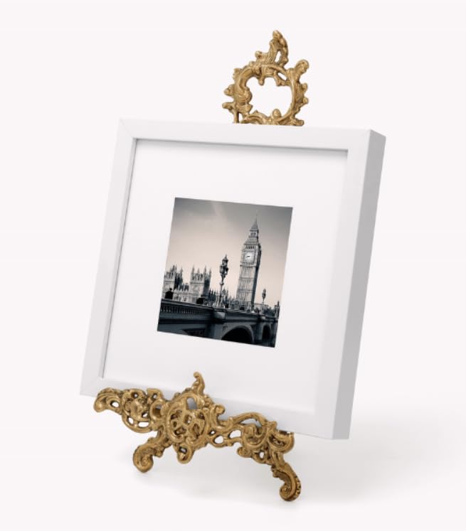 Assorted Collections 16" Solid Brass Easel Display Stand for Art & Signs