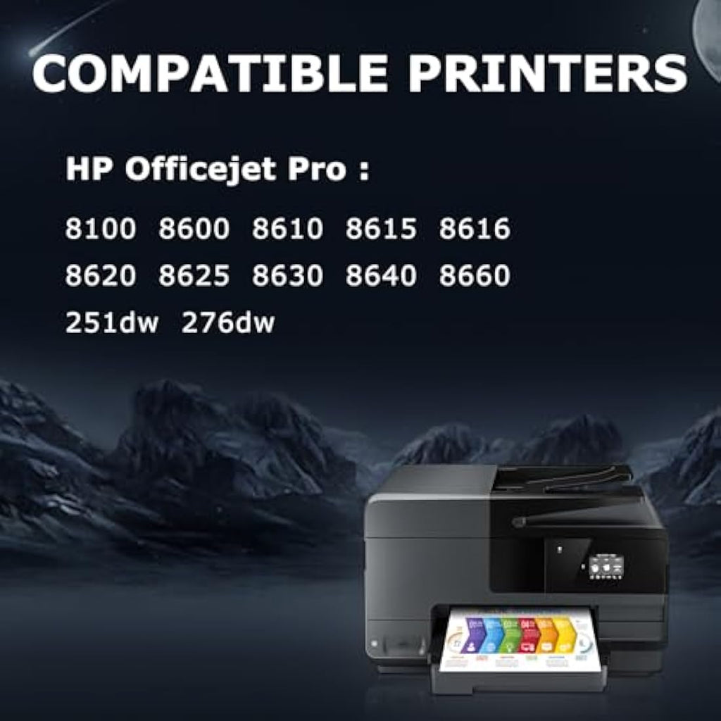 DOUBLE D 950XL 951XL Ink Cartridges for HP Officejet Pro 8600 8610 (10 Pack)