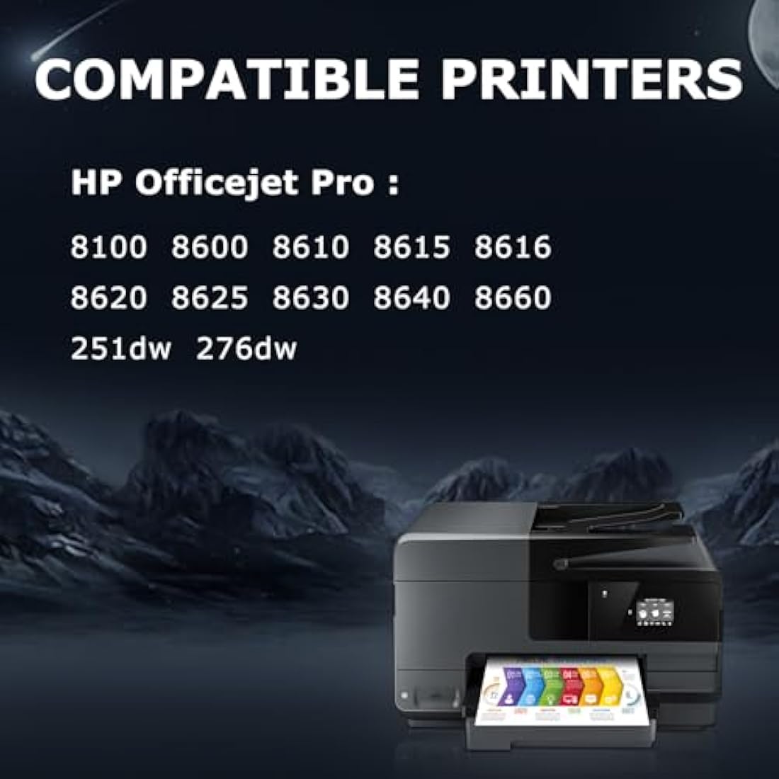 DOUBLE D 950XL 951XL Ink Cartridges for HP Officejet Pro 8600 8610 (10 Pack)