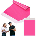 Hot Pink Poly Mailers | 35x45cm Self-Seal Shipping Bags - 50 Pack