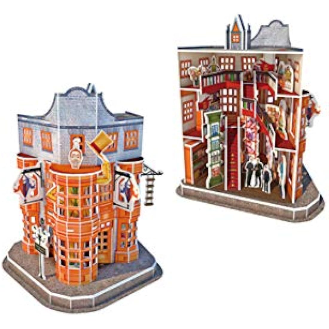 Harry Potter Diagon Alley 4-in-1 3D Puzzle Set | 273-Piece Model Kit