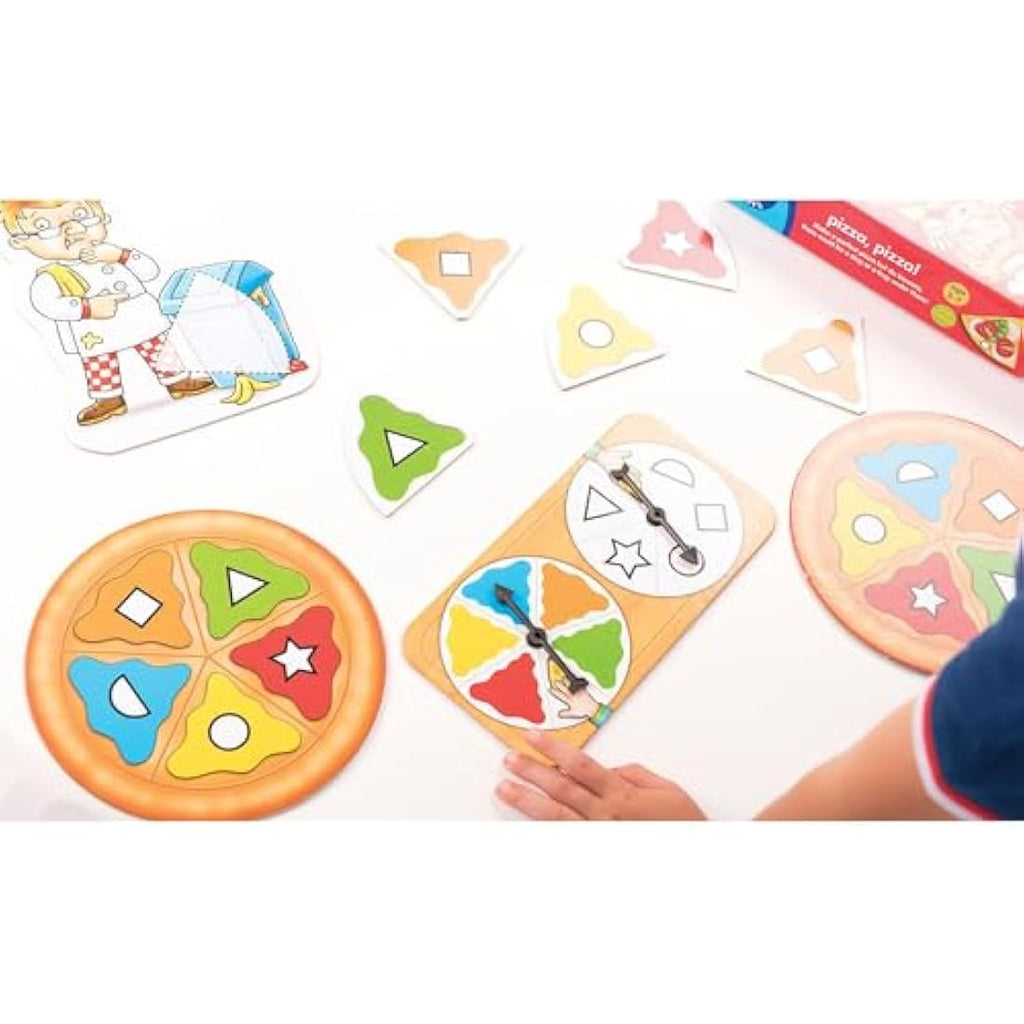 Orchard Toys Pizza Pizza! Game - Shape and Colour Matching Board Game