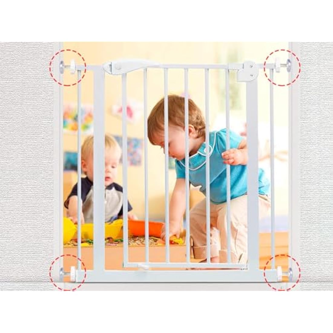 Baby Gate M10 Spindle Rods – 4 Pack Pressure Mounted Bolts