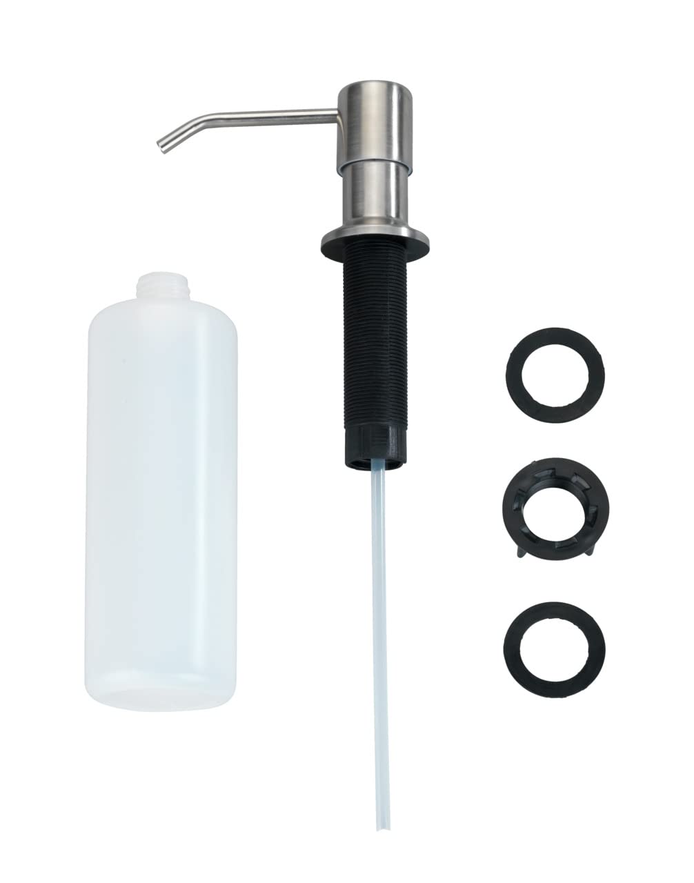 WENKO Monti Soap Dispenser – 400 ml Modern Liquid Soap Dispenser
