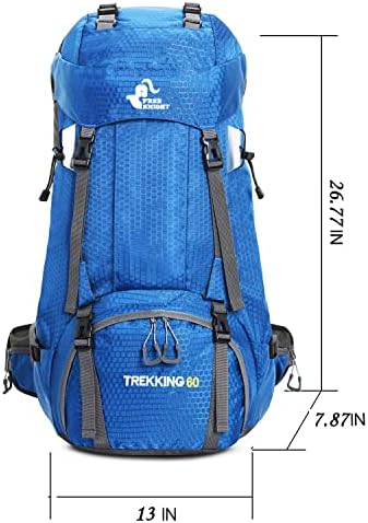 Jolof Store 60L Waterproof Hiking Backpack – Lightweight Camping Rucksack
