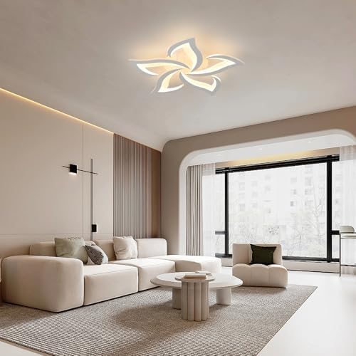 Comely Dimmable LED Ceiling Light | 40W Modern Acrylic Lamp with Remote