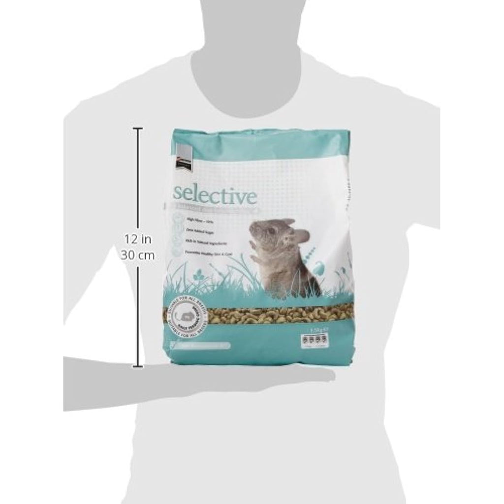 Supreme Science Selective Chinchilla Food – High Fibre Diet, 1.5kg