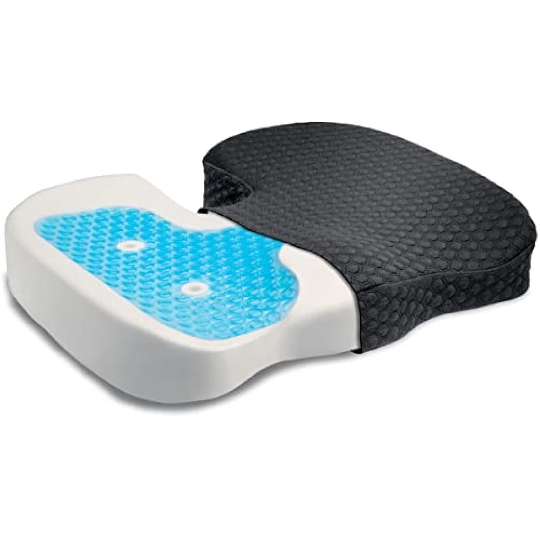 Kensington Premium Cool-Gel Memory Foam Seat Cushion - Black