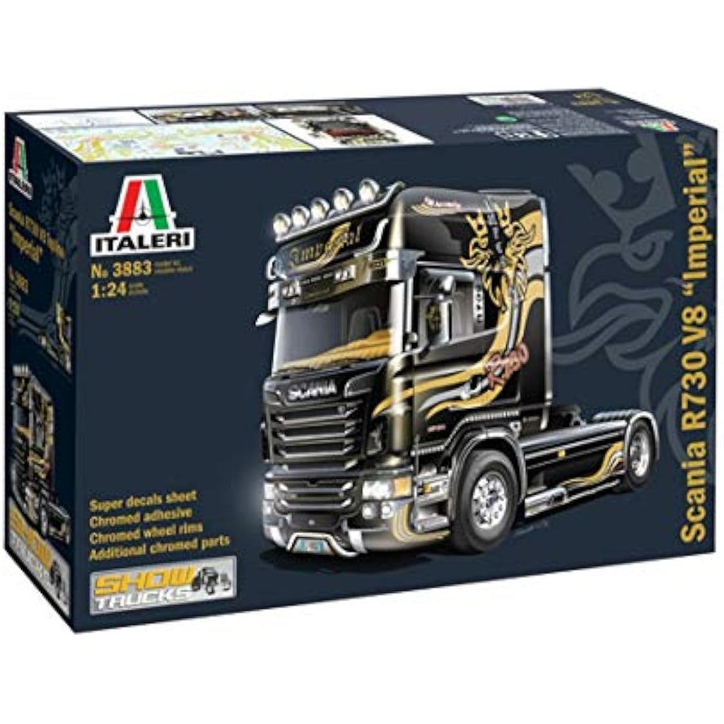 Italeri 1:24 Scale Plastic Model Kit – Detailed Assembly Hobby Set