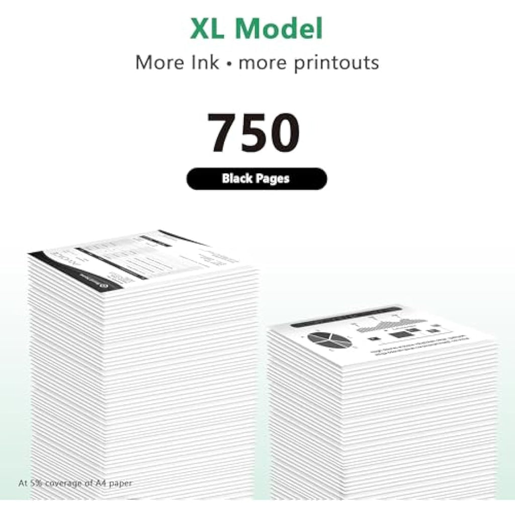 LIFOR PG-560 XL Black Ink Cartridges for Canon Pixma TS5350 TS7450 (2-Pack)