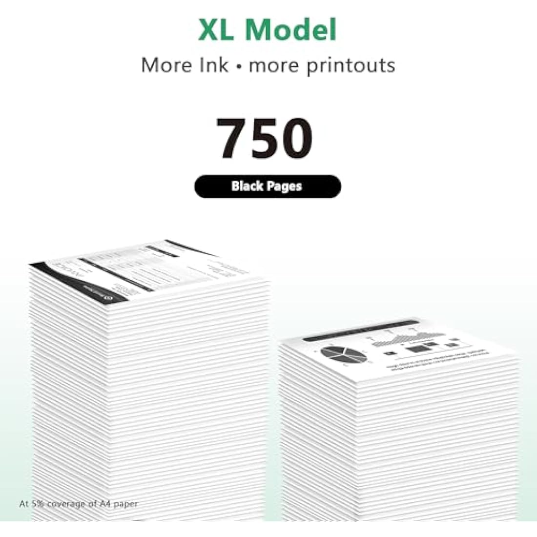 LIFOR PG-560 XL Black Ink Cartridges for Canon Pixma TS5350 TS7450 (2-Pack)