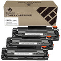 ZOOMTEC CB436A 36A Black Toner Cartridge for HP LaserJet P1505 (3-Pack)