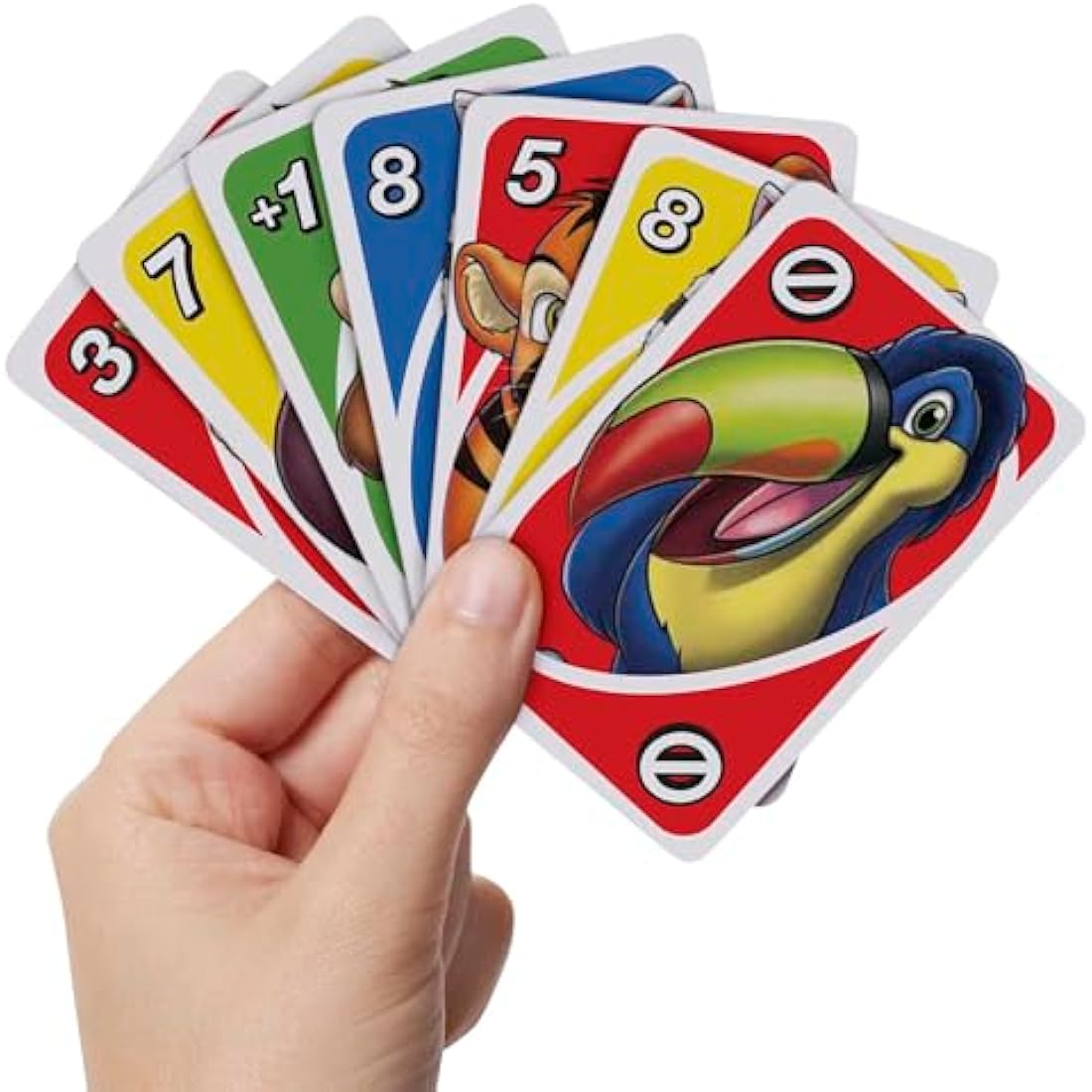 Mattel UNO Junior Card Game for Kids – Animal Matching Educational Toy