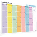 Jolof Store A4 Monthly Planner Pad – Undated 52 Sheet Desk Calendar