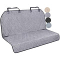 Vivaglory Dog Backseat Cover | Waterproof Anti-Slip Bench Protector, Black
