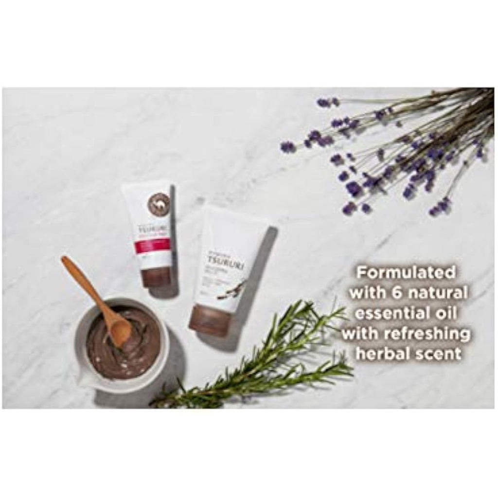 BCL Tsururi Ghassoul Face Wash Paste | Blackhead Remover & Pore Cleanser